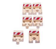 Bigjigs Rail Nárazníky 6 ks / od 3 let