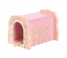 Bigjigs Rail Růžový železniční tunel / od 3 let