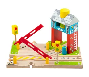Bigjigs Rail Závory s návěstím / od 3 let