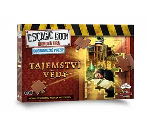 ADC Blackfire ESCAPE ROOM: Dobrodružné puzzle - Tajemství vědy. / Délka hry: 2-3 hod. / Počet hráčů: 1 - 2 / od 16 let