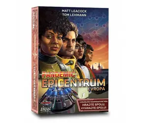 Pandemic: Epicentrum - Evropa / Délka hry: 30 minut / Počet hráčů: 2 - 4 / od 8 let