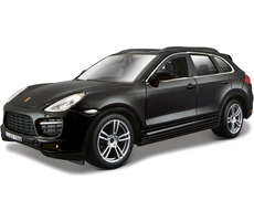 Bburago Plus Porsche Cayenne Turbo / měřítko 1:24 / od 3 let / černá