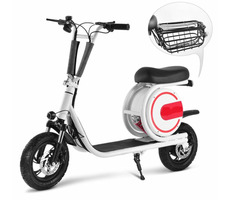 Eljet Elektrická koloběžka Roadster bílá / 350 W / Rychlost: 30 km-h / Dojezd: 30 km / Nosnost: 120 kg