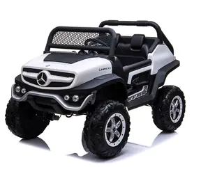 Eljet Dětské elektrické auto Mercedes Benz Unimog Truck bílá / 50 W / Rychlost: 3-5 km-h / Nosnost: 30kg