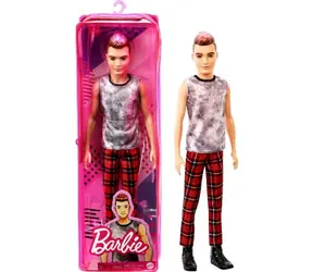 Mattel GVY29 Barbie Modelky (Fashionistas) - Ken a kostkované kalhoty / od 3 let