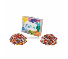 L-W Toys Hasičský set (lehký + těžký) / LEGO- kompatibilní / 2000 dílků 