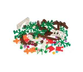 L-W Toys Kreativní set dívčí II / LEGO- kompatibilní / 70 dílků 