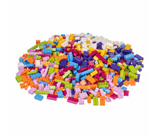 L-W Toys Dívčí set / LEGO- kompatibilní / 930 dílků 