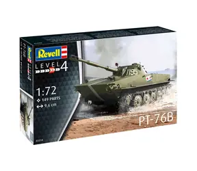 Revell PT-76B / Plastikový model / 1:72 / Počet dílků 120 / Obtížnost 4 / od 12 let