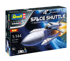 Revell Space Shuttle & Booster Rockets - 40th A. / Plastikový model / 1:144 / Počet dílků 97 / Obtížnost 5 / od 13 let