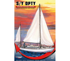 Mirage Hobby 508002 S/Y OPTY - polská jachta s kýlem / Plastikový model / 1:50