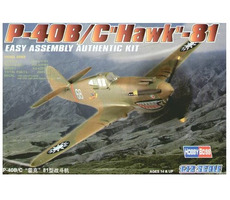 HOBBY BOSS 80209 P-40B/C “HAWK”-81A / Plastikový model / 1:72 / Počet dílků: 23