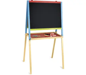 Jeujura Dřevěná multiaktivní tabule 56x43 cm s příslušenstvím / od 3 let