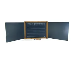 Jeujura Dřevěná trojkřídlá multifunkční tabule 156x43 cm s příslušenstvím / od 3 let