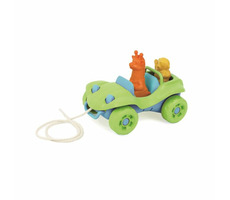 Green Toys Tahací auto zelená / od 6 měsíců