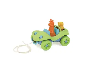 Green Toys Tahací auto zelená / od 6 měsíců
