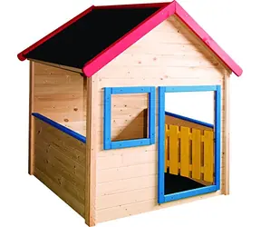 Woody Zahradní domeček s barevným lemováním / od 3 let