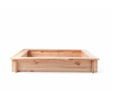 Woody Pískoviště dřevěné - čtvercové se sítí natur / 120 x 120 x 20 cm / od 3 let 