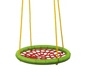 Woody Houpací kruh (průměr 83cm) - zeleno-červená / Nosnost: 80 kg / od 3 let