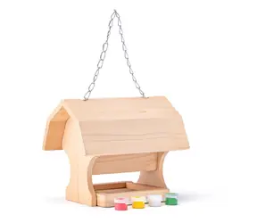 Woody KRMÍTKO PRO PTÁKY 4 barvy a štětec /  19 x 13.5 x 16 cm  