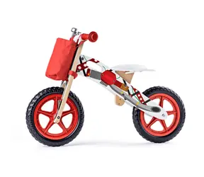 Woody Odrážedlo motorka červená / od 3 let