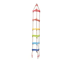 2Kids Toys Trojhranný žebřík / Délka příčky: 30 cm / Délka žebříku: 210 cm / Nosnost: 80 kg / od 3 let