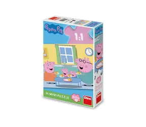 DINO Peppa pig oběd maxi / 24 dílků / od 2 let