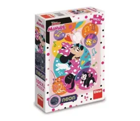 DINO Minnie a balonky - Neon / 100 dílků / XL / od 5 let