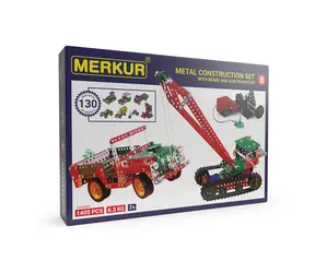 Merkur 8 stavebnice / 1405 dílů / 130 modelů / od 7 let