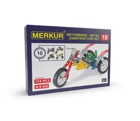 Merkur 018 Motocykly / 174 dílů / 10 modelů / od 6 let
