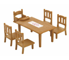 Sylvanian Families Nábytek - jídelní stůl se židlemi / od 3 let