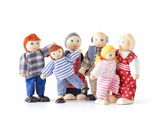 Woody Panenky do domečku, 6 ks / od 3 let