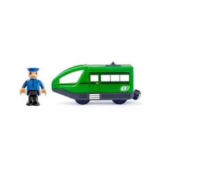 Woody Moderní elektrická mašinka - zelená / od 3 let