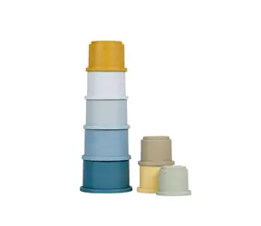 Little Dutch Stohovací kelímky Blue / od 0 měsíců