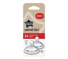 Tommee Tippee Náhradní savičky C2N hustá strava 2ks / od 6 měsíců