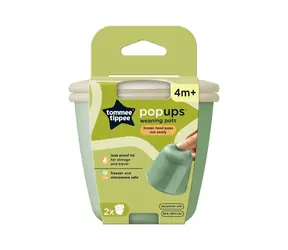 Tommee Tippee Nádobky na jídlo s měkkým dnem Explora 2 ks / od 6 měsíců