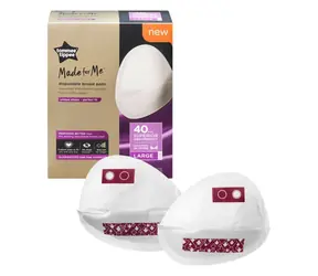 Tommee Tippee Vložky do podprsenky Made for Me 40ks vel. L / od 0 měsíců