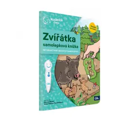 Albi Kouzelné čtení - Samolepková knížka Zvířátka / Jazyková verze: CZ / od 3 let