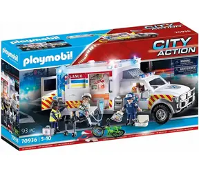 Playmobil® City Action 70936 Záchranná služba: US Ambulance / Počet dílků: 93 / od 5 let