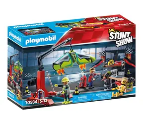 Playmobil® Air Stuntshow 70834 Servisní stanice / Počet dílků: 85 / od 5 let
