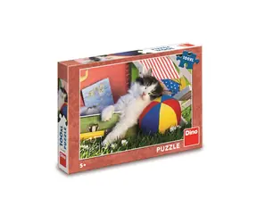 DINO KOTĚ ODPOČÍVÁ 100 XL Puzzle / 100XL dílků / od 5 let