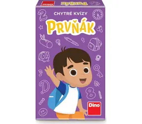 DINO CHYTRÉ KVÍZY –  Prvňák - Naučná hra / Délka hry: 15 minut / Počet hráčů: 1-20 / od 6 let