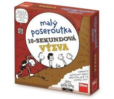 DINO Malý poseroutka - 10 sekundová výzva - Dětská hra / Délka hry: 30 minut / Počet hráčů: 2-6 / od 8 let