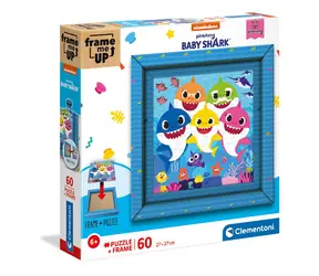 Clementoni PUZZLE Frame me up - Baby Shark / 60 dílků / od 6 let