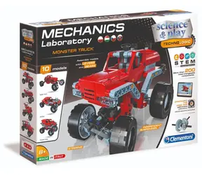 Clementoni Science&Play Mechanics: Monster truck - 10 modelů / 200 dílků / od 8 let