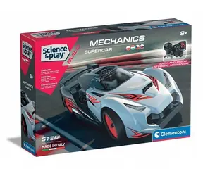 Clementoni Science&Play Mechanics: Závodní auto Supercar / 100 dílků / od 8 let