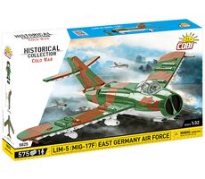 COBI 5825 Východoněmecký stíhací letoun Lim-5 ( MiG-17F ) East Germany Air Force / 1:32 / 575 kostek / od 7 let 