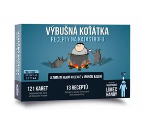 Asmodee Výbušná koťátka - Recepty na katastrofu / Délka hry 15 minut / Počet hráčů 2 - 5 / od 7 let
