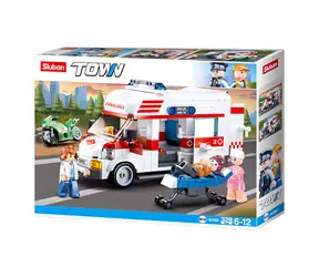 Sluban Town M38-B1065 Sanitka / LEGO - kompatibilní / Počet figurek|dílků: 3|328 / od 6 let