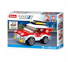 Sluban Town M38-B1083 Závodní autíčko / LEGO - kompatibilní / Počet figurek|dílků: 1|88 / od 6 let
